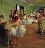 Pictures of The Ballet Class Edgar Degas